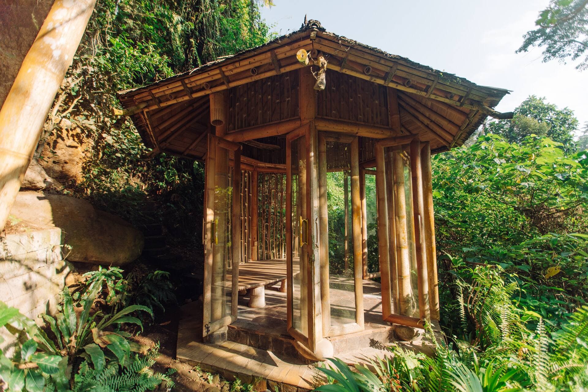 Temple House 3bds Eco Bamboo House Pool River View — photo 3