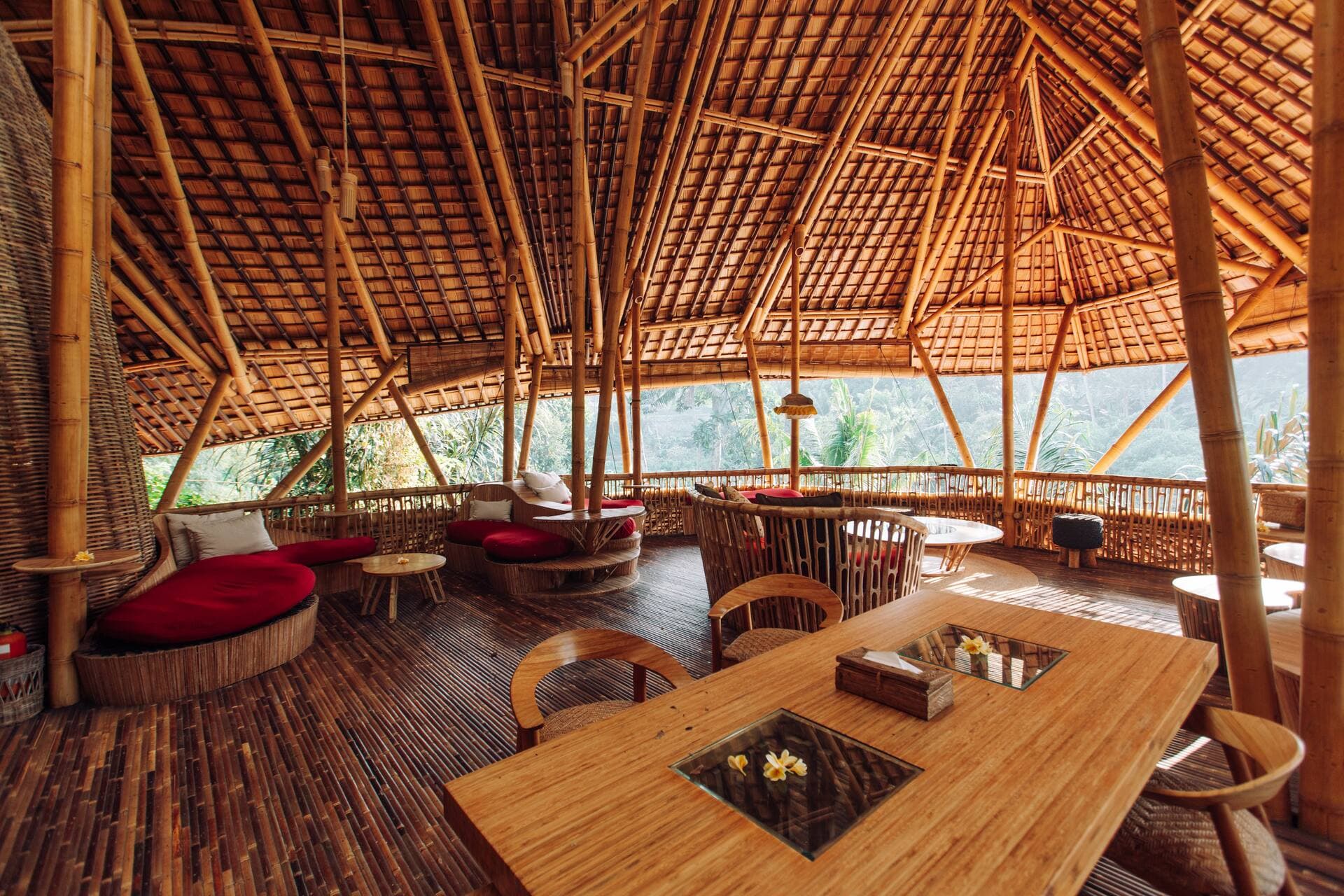 Temple House 3bds Eco Bamboo House Pool River View — photo 4